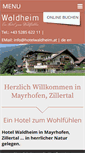 Mobile Screenshot of hotelwaldheim.at